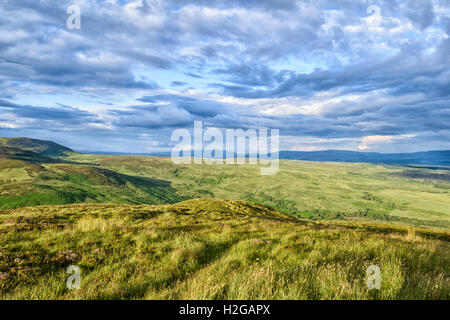 Eine Wanderung auf Conic Hill Teil des west Highland way Stockfoto