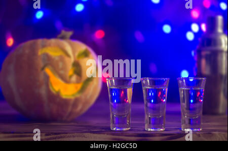 Cocktail für Halloween-Party, selektiven Fokus Stockfoto