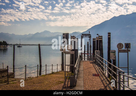 Locarno, Lago Maggiore, Kanton Tessin. Stockfoto