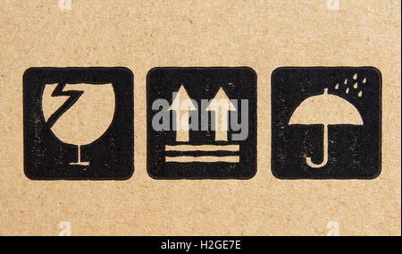 Transport Zeichen Closeup auf dem Feld Stockfoto