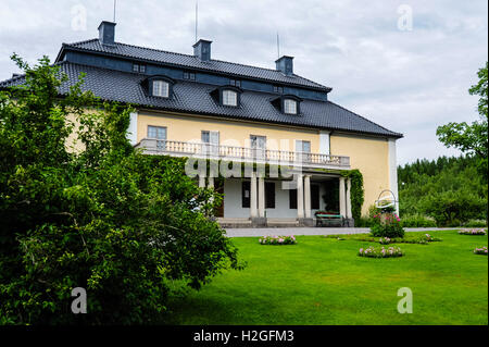 Schweden, Värmland, Sunne. Mårbacka ist ein Herrenhaus in Sunne Gemeinde. Autorin Selma Lagerlöf geboren und aufgewachsen in Mårbacka. Stockfoto