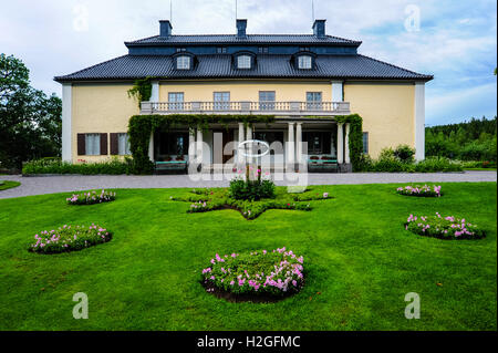 Schweden, Värmland, Sunne. Mårbacka ist ein Herrenhaus in Sunne Gemeinde. Autorin Selma Lagerlöf geboren und aufgewachsen in Mårbacka. Stockfoto