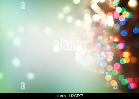Bunte Lichtkreise abstrakten Hintergrund Stockfoto