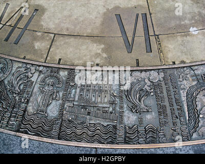 Sonnenuhr Detail London England Stockfoto