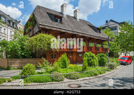 Kriechbaumhof, historische, alte Gasthof, Haidhausen, München, Bayern, Deutschland Stockfoto