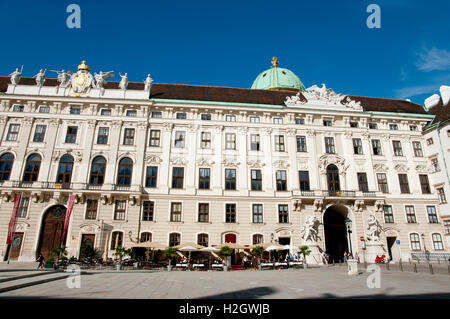 Kanzleramt Flügel der Hofburg Palace - Wien - Österreich Stockfoto