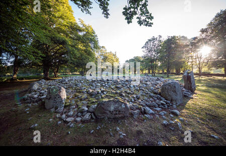 Schloten Cairns in der Nähe von Inverness, Scotland, UK Stockfoto