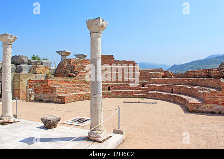Ruinen der St. Johns Basilika am Ayasuluk Hügel - Selcuk, Ephesus, Türkei Stockfoto