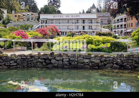 Hotel De Haro Roche Harbor San Juan Inseln Washington State USA Pazifikküste Stockfoto