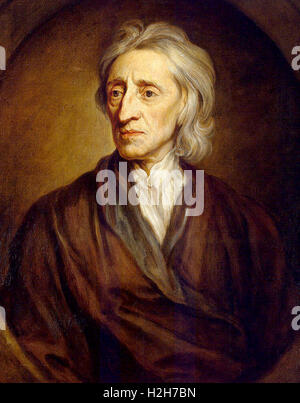 John Locke, englischer Philosoph und Arzt Stockfoto