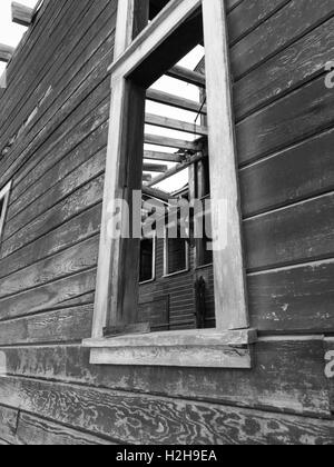 Foto von der verlassenen, historische Kennicott Kupfermine im Wrangell-St. Elias National Park in der Nähe von McCarthy, Alaska. Stockfoto