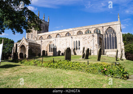 St.-Nikolaus Kirche, Hornsea, East Riding, Yorkshire, England Stockfoto