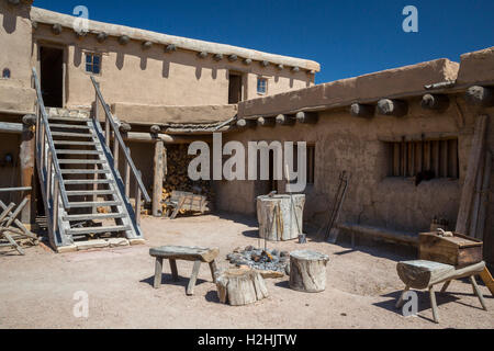 La Junta, Colorado - Bent alten Fort National Historic Site. Stockfoto