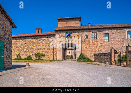 Italien Emilia Romagna Franchigena Weg Corte di Giarola Stockfoto