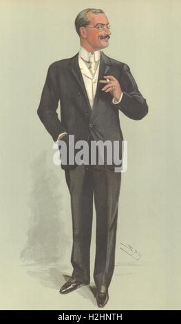 VANITY FAIR SPION CARTOON. Cyril Arthur Pearson. Zeitungen. Daily Express. 1904 Stockfoto