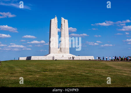 Canadian National Vimy Memorial von Walter Seymour Allward, 1925-1936, Vimy Ridge, Pas-de-Calais, Ile de France, Frankreich Stockfoto