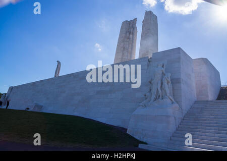 Canadian National Vimy Memorial von Walter Seymour Allward, 1925-1936, Vimy Ridge, Pas-de-Calais, Ile de France, Frankreich Stockfoto