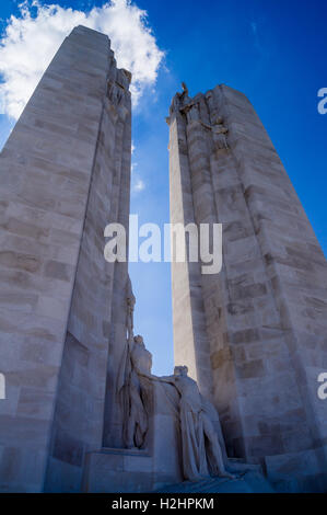 Canadian National Vimy Memorial von Walter Seymour Allward, 1925-1936, Vimy Ridge, Pas-de-Calais, Ile de France, Frankreich Stockfoto