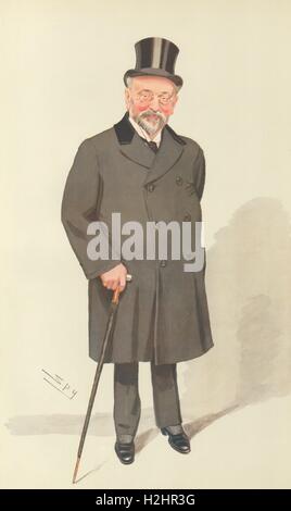 VANITY FAIR SPION CARTOON. Sir Horace Regnart "Sir Horace JP". Jersey. Spion. 1909 Stockfoto