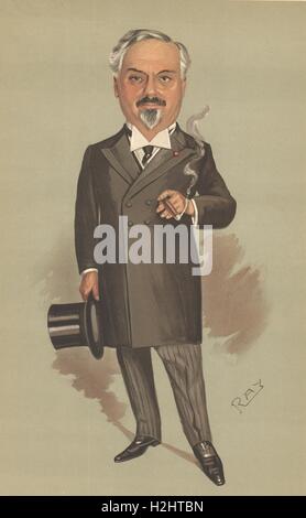 VANITY FAIR CARTOON. Oscar Hammerstein "Opera de Luxe". Theater in New York. 1911 Stockfoto