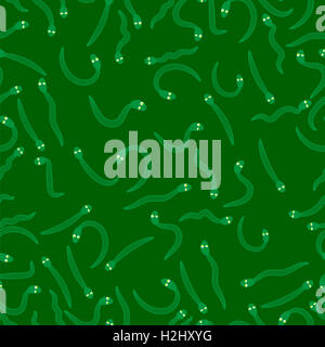 Grüne Schlangen Seamless Pattern. Tier Hintergrund Stockfoto