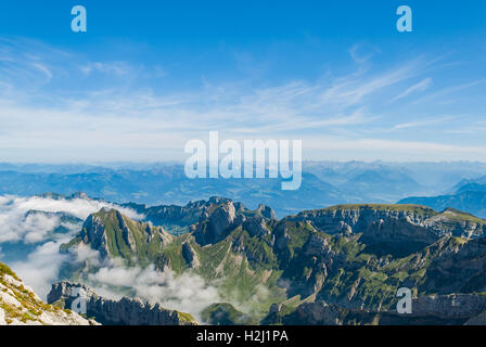 Säntis, Schwaegalp - Schweiz Stockfoto