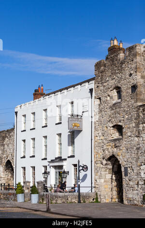 Das Schwein in der Wand-Boutique-Hotel und Restaurant inmitten der historischen Mauern von Southampton Stockfoto