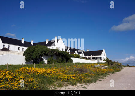 Das Landhaus Hotel in Langebaan, Westkap, Südafrika. Stockfoto