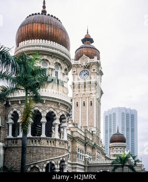 Sultan Abdul Samad Gebäude und Dayabumi Komplex Wolkenkratzer, Kuala Lumpur, Malaysia Stockfoto