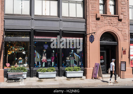 Architektur, historischen Stadtteil SoHo aus Gusseisen, NYC Stockfoto