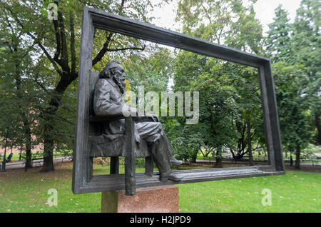 Jan Matejko Frame, Krakau, Polen Stockfoto