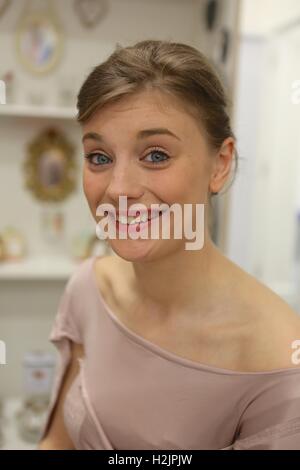 Junge Schauspielerinnen in London Stockfoto