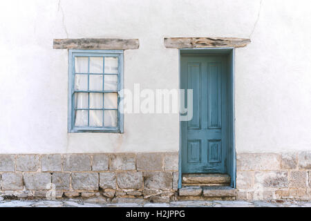 Die Tür in ein Haus in Tucson, Arizona Stockfoto