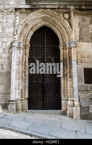 Tor. Kathedrale von Toledo, Kaiserstadt. Spanien Stockfoto