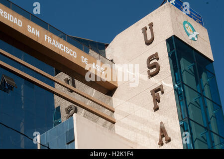 Universidad San Francisco de Asis, gibt, La Paz Stockfoto