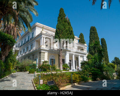 Achillion Palace, Korfu, Griechenland Stockfoto