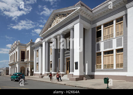 Universität, Colegio San Lorenzo, historischen Zentrum der Stadt Cienfuegos, Provinz Cienfuegos, Kuba Stockfoto