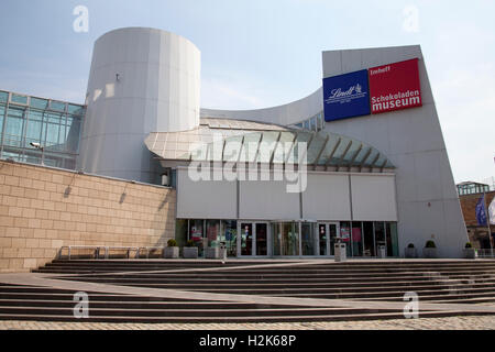 Schokoladenmuseum, Schokoladenmuseum, Köln, Nordrhein-Westfalen Stockfoto