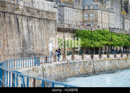 Saint-Malo, Bretagne, Frankreich, EU, Europa Stockfoto