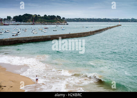 Saint-Malo, Bretagne, Frankreich, EU, Europa Stockfoto