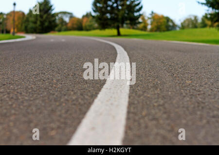 neue Asphalt-Cover im park Stockfoto