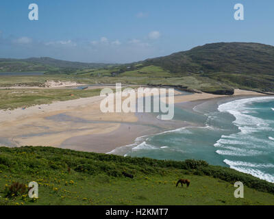 Gerste Cove Beach, Irland Stockfoto