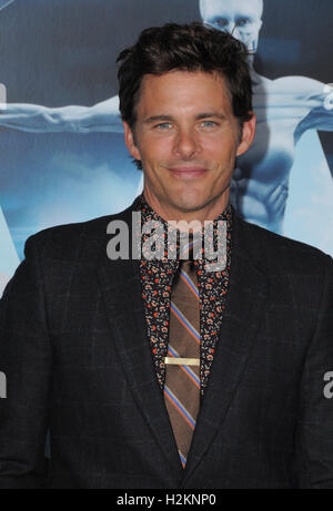 Hollywood, CA, USA. 28. Sep, 2016. 28. September 2016 - Hollywood, Kalifornien. James Marsden. Los Angeles-Premiere von HBO neue Drama-Serie '' Westworld'' in der TCL Chinese Theater statt. Bildnachweis: Birdie Thompson/AdMedia Credit: Birdie Thompson/AdMedia/ZUMA Draht/Alamy Live-Nachrichten Stockfoto