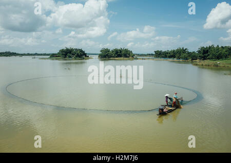 Angeln in verbreiten Stockfoto