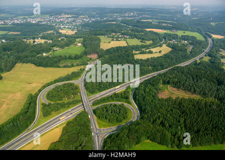 Luftbild, A1, Interchange Wuppertal AK Norden A46 Und A43, Luftbild Von ...