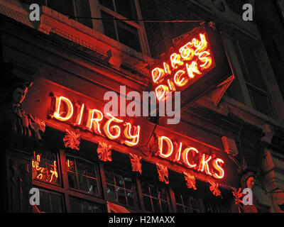 Dirty Dicks 18. Cent Pub, Liverpool Street / Bishopsgate, London, Großbritannien Stockfoto