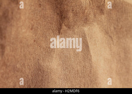 Recycling-Papier von brauner Farbe Nahaufnahme Textur Stockfoto