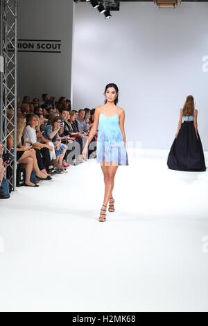 Sorapol bei der London Fashion Week Stockfoto