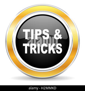 Tipps-Tricks-Symbol Stockfoto