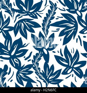 Ethnische Blumenmuster Stock Vektor